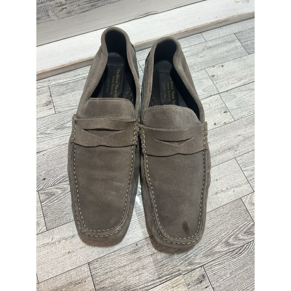 To Boot New York Adam Derrick Suede Driving Shoes Loafers Slip On Gray 9 Italy